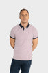 Xv Kings Chorley Stripe Polo Shirt Mauve